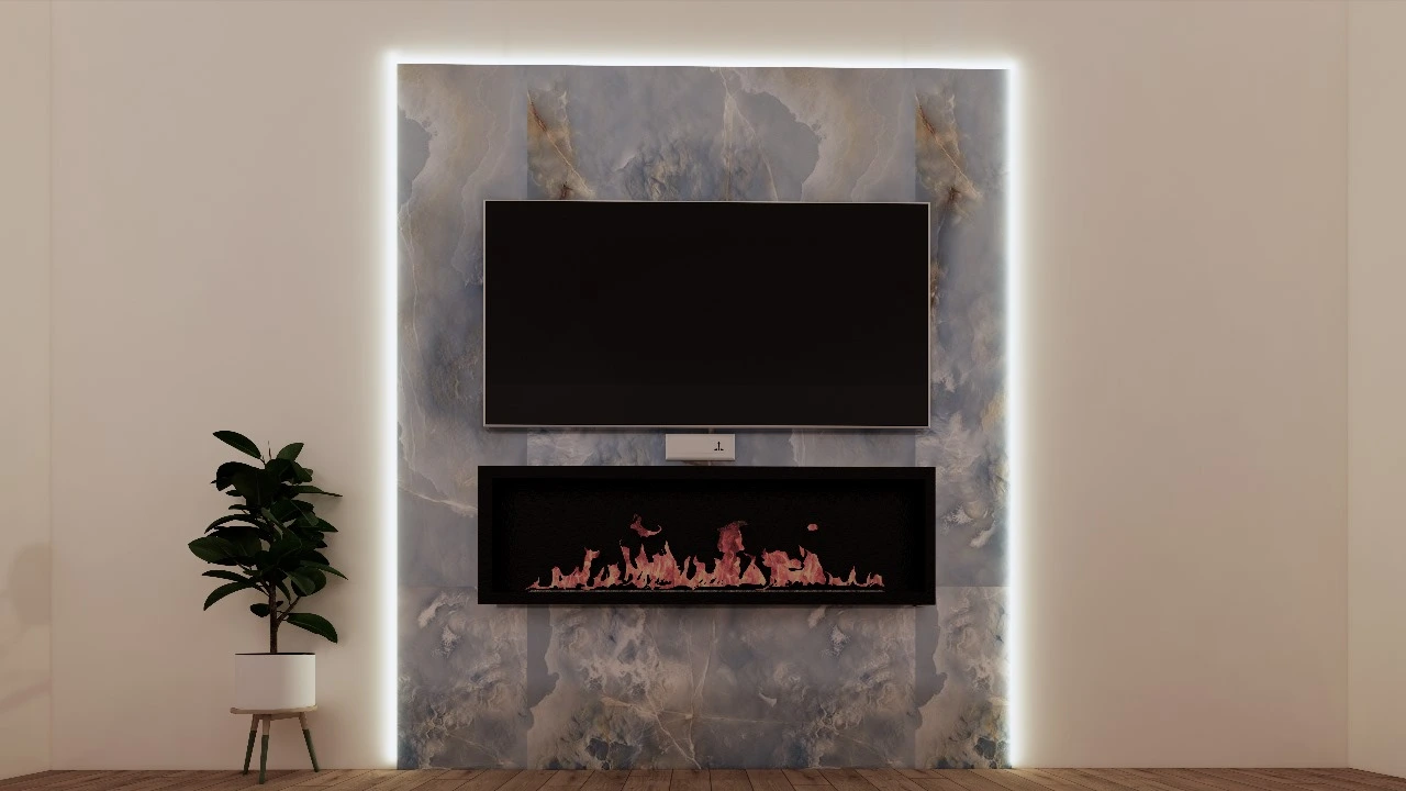 Professional interior designer consulting with client about smart home automation project